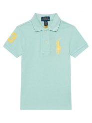 Polo Ralph Lauren Polo 322703635509 Turkusowy Regular Fit. Niebieskie t-shirty dla chłopców Polo Ralph Lauren, bez wzorów, z bawełny, bez ramiączek. Za 359.99 zł.