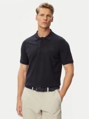 Beverly Hills Polo Club Polo P-SS26M-P42561 Granatowy Regular Fit. Niebieskie koszulki polo męskie Beverly Hills Polo Club, m, bez wzorów, z bawełny, bez ramiączek. Za 209.99 zł.