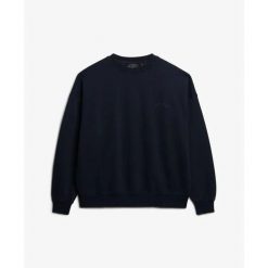 Bluza damska Superdry Essential Logo Gd. Niebieskie bluzy damskie Superdry., bez wzorów, bez kaptura. Za 288.40 zł.