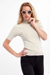 Top BLUGIRL BLUMARINE. T-shirty damskie Blugirl Blumarine, l, bez wzorów, bez kołnierzyka. W wyprzedaży za 528.57 zł.