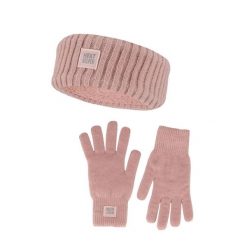 Zimowy zestaw termiczny dla kobiet – opaska na głowę + rękawiczki – różowy. Czerwone czapki i kapelusze damskie HEAT KEEPER, na zimę, bez wzorów, z poliesteru, sportowe. W wyprzedaży za 134.32 zł.