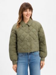 Calvin Klein Jeans Kurtka pikowana Kobiety zielony, S. Zielone kurtki damskie Calvin Klein Jeans, s, bez wzorów, z jeansu, bez kaptura. Za 849.95 zł.
