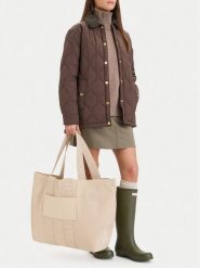 Hunter Torebka CWBEO-HTR-K-014-06 Beżowy. Brązowe torebki do ręki damskie Hunter, bez wzorów, z materiału, bez dodatków. Za 219.99 zł.