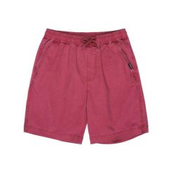 Spodenki z elastyczną talią dla Chłopcy TAXER YOUTH 15" Czerwony. Czerwone szorty dla chłopców Quiksilver, na lato, bez wzorów, z bawełny. Za 149.99 zł.