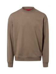 HUGO Bluza - Dapocrew Mężczyźni Materiał dresowy szary|brązowy, S. Brązowe bluzy męskie Hugo, m, bez wzorów, z bawełny, bez kaptura. Za 299.95 zł.