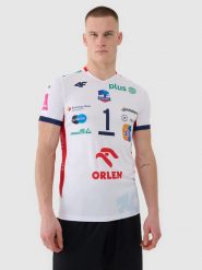 4F Koszulka meczowa replika domowa z sezonu 2024/25 męska 4F x Zaksa Kędzierzyn Koźle - Kurek - multikolor 3XL. Koszulki sportowe męskie 4f, m, bez wzorów, z dzianiny, klasyczne, bez kołnierzyka. Za 219.99 zł.