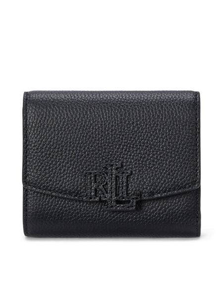LAUREN RALPH LAUREN Portfel 432966782001 Czarny. Czarne portfele damskie Lauren Ralph Lauren, bez wzorów, ze skóry. Za 399.99 zł.