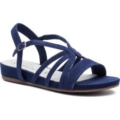 Sandały TAMARIS - 1-28177-32 Blue 815. Niebieskie klapki damskie marki Tamaris, bez wzorów, z materiału. Za 199.90 zł.