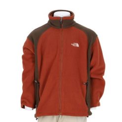 Second life - The North Face kurtka polarowa męska - Stan bardzo dobry. Brązowe kurtki męskie The North Face, l, bez wzorów, z materiału, trekkingowe. Za 170.36 zł.