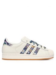 Adidas Sneakersy Liberty London Superstar II KJ7487 Beżowy. Brązowe buty sportowe dziewczęce Adidas, bez wzorów, ze skóry, bez zapięcia. Za 439.99 zł.