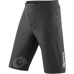 Szorty Gonso Sitivo. Czarne krótkie spodenki sportowe męskie Gonso, s, bez wzorów, z materiału, rowerowe. Za 638.50 zł.