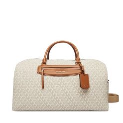 Torba podróżna MICHAEL Michael Kors. Białe torby podróżne damskie MICHAEL Michael Kors, bez wzorów. Za 1,729.00 zł.