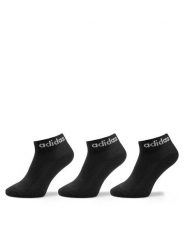Adidas Skarpety krótkie Linear Ankle Socks Cushioned Socks 3 Pairs IC1303 Czarny. Czarne skarpety damskie Adidas, bez wzorów, z bawełny. Za 29.99 zł.