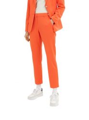 Tom Tailor Spodnie materiałowe 1035887 Pomarańczowy. Brązowe spodnie materiałowe damskie Tom Tailor, bez wzorów, z materiału. Za 469.99 zł.