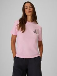 4F T-shirt relaxed z nadrukiem damski - różowy XS. Czerwone koszulki sportowe damskie 4f, xs, bez wzorów, z bawełny, bez kołnierzyka, bez ramiączek. Za 69.99 zł.
