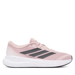 Buty do biegania adidas. Czerwone obuwie sportowe damskie Adidas, bez wzorów, do biegania. Za 259.99 zł.
