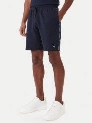 Emporio Armani Underwear Szorty sportowe EM000495 AF18887 UB102 Granatowy Regular Fit. Niebieskie krótkie spodenki sportowe męskie Emporio Armani Underwear, m, bez wzorów, z bawełny. Za 369.99 zł.