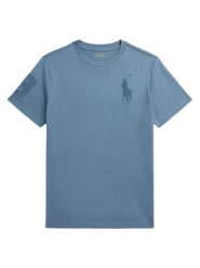 Polo Ralph Lauren T-Shirt 323832907503 Niebieski Regular Fit. Niebieskie t-shirty dla chłopców Polo Ralph Lauren, bez wzorów, z bawełny, bez ramiączek. Za 289.99 zł.