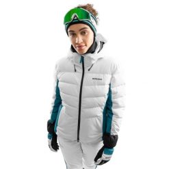 Damska kurtka narciarska Sporty zimowe Siroko W7-W Anniviers. Białe kurtki damskie SIROKO, na zimę, bez wzorów, z materiału, bez kaptura, narciarskie. Za 1,062.00 zł.