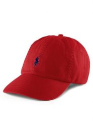 Polo Ralph Lauren Czapka z daszkiem 211912843022 Czerwony. Czerwone rękawiczki damskie Polo Ralph Lauren, bez wzorów, z bawełny. Za 179.99 zł.