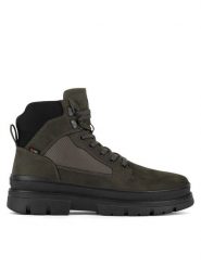 Rieker Revolution Lifestyle Trzewiki U1270-54 Zielony. Zielone botki męskie Rieker Revolution Lifestyle, bez wzorów, z nubiku, bez zapięcia. Za 463.00 zł.