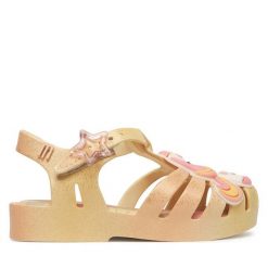 Sandały Melissa. Żółte sandały dziewczęce Melissa, bez zapięcia. Za 318.99 zł.