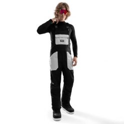 Spodnie snowboardowe z szelkami męskie B1 Keystone. Czarne spodnie snowboardowe męskie SIROKO, na zimę, m, bez wzorów, z materiału, narciarskie. Za 652.00 zł.