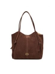 TWINSET Torebka 252TD8350 Brązowy. Brązowe torebki do ręki damskie Twinset, bez wzorów, ze skóry, bez dodatków. Za 1,949.00 zł.