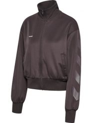 Hummel Kurtka z zamkiem hmlI-D TRACK TOP z poliestru z recyklingu – SHALE. Szare kurtki damskie Hummel, l, bez wzorów, z elastanu, bez kaptura. Za 257.00 zł.