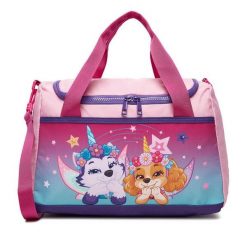 Torba weekendowa Paw Patrol. Czerwone torby podróżne damskie Paw Patrol, bez wzorów. Za 89.99 zł.