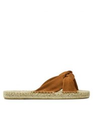 Pepe Jeans Espadryle Siva Knot PLS90664 Brązowy. Brązowe espadryle damskie Pepe Jeans, bez wzorów, z jeansu, bez obcasa, bez zapięcia. Za 219.99 zł.