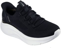 Skechers buty damskie sneakersy Slip-ins: BOBS Sport B Love - True Delight 117617 BLK black 41. Czarne obuwie sportowe damskie Skechers, bez wzorów, sportowe, bez zapięcia. Za 349.99 zł.