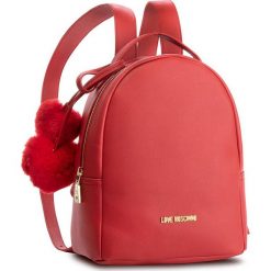 Plecak LOVE MOSCHINO - JC4323PP06KW0500 Rosso. Czerwone plecaki damskie Love Moschino, ze skóry ekologicznej, eleganckie. Za 719.00 zł.