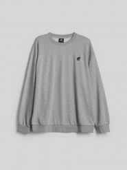 4F Bluza dresowa loose bez kaptura męska - szara XXL. Szare bluzy męskie 4f, m, bez wzorów, z dresówki, bez kaptura. Za 159.99 zł.