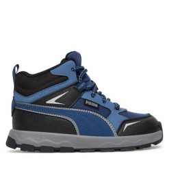 Sneakersy Puma. Niebieskie trampki i tenisówki chłopięce Puma, bez wzorów, bez zapięcia. Za 229.99 zł.