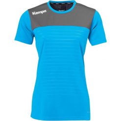 Koszulka damska Kempa Emotion 2.0. Niebieskie koszulki sportowe damskie Kempa, xl, bez wzorów, bez kołnierzyka, bez ramiączek. Za 144.00 zł.