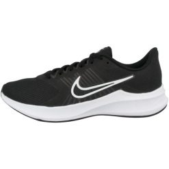 Buty do biegania męskie Nike Downshifter 11. Czarne buty sportowe męskie Nike, z materiału, bez zapięcia, do biegania, nike downshifter. Za 485.00 zł.