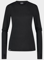 Koszulka z długim rękawem damska Poederbaas Four Seasons lekka. Czarne t-shirty damskie POEDERBAAS, m, bez wzorów, z materiału, bez kołnierzyka. Za 221.12 zł.