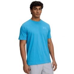 T-shirt Męski Logo. Białe t-shirty męskie Under Armour, l, bez wzorów, z bawełny, bez kołnierzyka. Za 120.50 zł.
