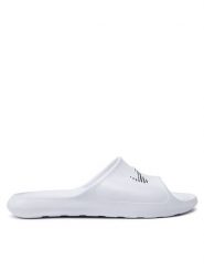 Nike Klapki Victori One Shwer Slide CZ7836 100 Biały. Białe obuwie sportowe damskie Nike, bez wzorów, z tworzywa sztucznego. Za 119.00 zł.