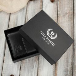 Portfel damski skórzany średni czarny z zabezpieczeniem RFID Paolo Peruzzi AL-04-BL. Czarne portfele damskie Paolo Peruzzi, bez wzorów, ze skóry. Za 79.00 zł.