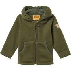 Bluza w kolorze khaki. Brązowe bluzy dla niemowląt Steiff, z aplikacjami, z polaru, bez ramiączek, bez kaptura. W wyprzedaży za 68.95 zł.