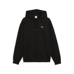 Męska bluza z kapturem Essentials Elevated o luźnym kroju PUMA. Czarne bluzy sportowe męskie Puma, m, bez wzorów, z bawełny, z kapturem. Za 269.00 zł.