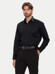 BOSS Koszula H-Joe 50549901 Czarny Regular Fit. Czarne koszule męskie Boss, m, bez wzorów, z bawełny, bez kołnierzyka, bez ramiączek. Za 449.99 zł.