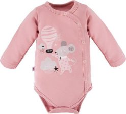 Ewa Klucze Body z długim rękawem róż rozpinane niemowlęce Mellow Ewa Klucze Eevi 50. Czerwone body niemowlęce Ewa Klucze, bez wzorów, bez ramiączek. Za 34.99 zł.