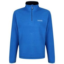 Bluza Polarowa z suwakiem Męska Thompson. Niebieskie bluzy męskie Regatta, na zimę, l, bez wzorów, z materiału, bez kaptura. Za 88.99 zł.