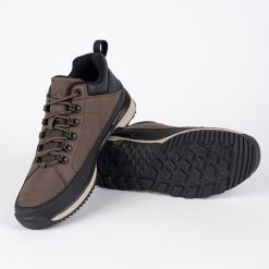 Vico Brązowe wiązane męskie buty trekkingowe. Brązowe trekkingi męskie . Za 212.22 zł.