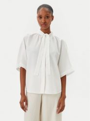 Marc O'Polo Bluzka 503 0840 41013 Biały Relaxed Fit. Białe bluzki damskie Marc O'Polo, bez wzorów, z lyocellu, bez kołnierzyka, bez ramiączek. Za 239.99 zł.