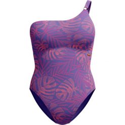 Asymetryczny Jednoczęściowy Kostium Kąpielowy Dla Kobiet. Niebieskie kostiumy jednoczęściowe damskie Speedo, bez wzorów, sportowe, do pływania. Za 357.99 zł.