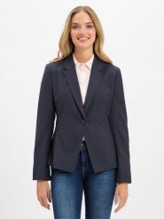 BOSS Marynarka z wełny dziewiczej - Lia Kobiety wełna ze strzyży niebieski, 44. Niebieskie żakiety damskie Boss, bez wzorów, z wełny, klasyczne. Za 949.95 zł.